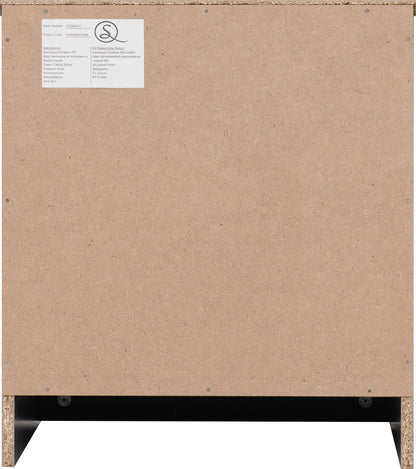 Dakota 1 Drawer Bedside - Dark Grey