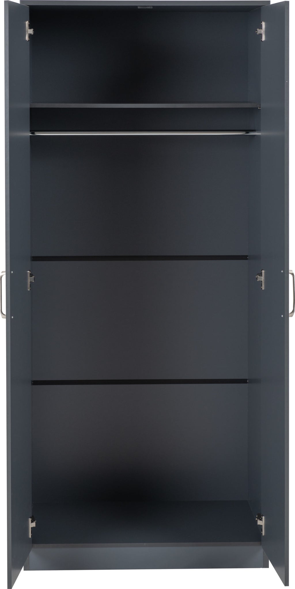 Dakota 2 Door Wardrobe - Dark Grey