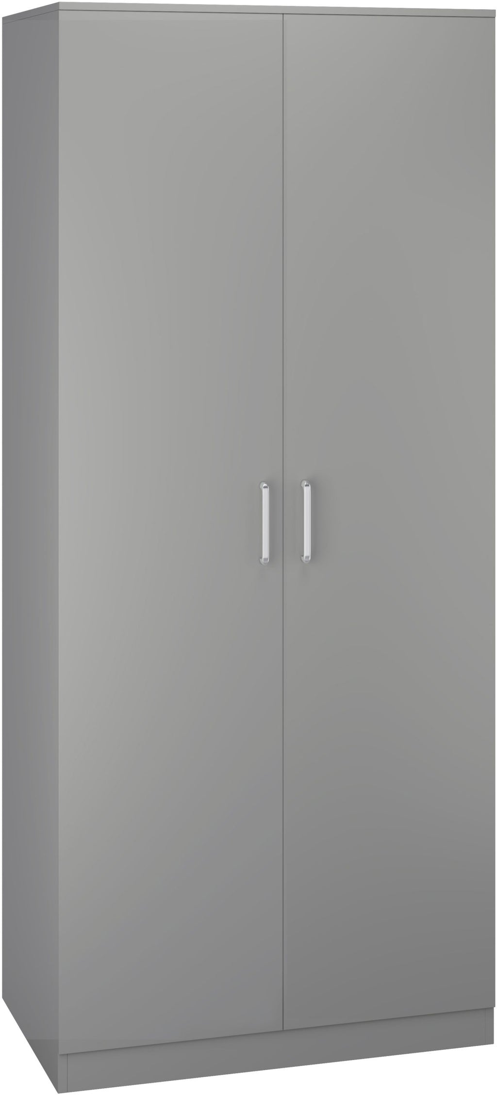 Dakota 2 Door Wardrobe - Light Grey