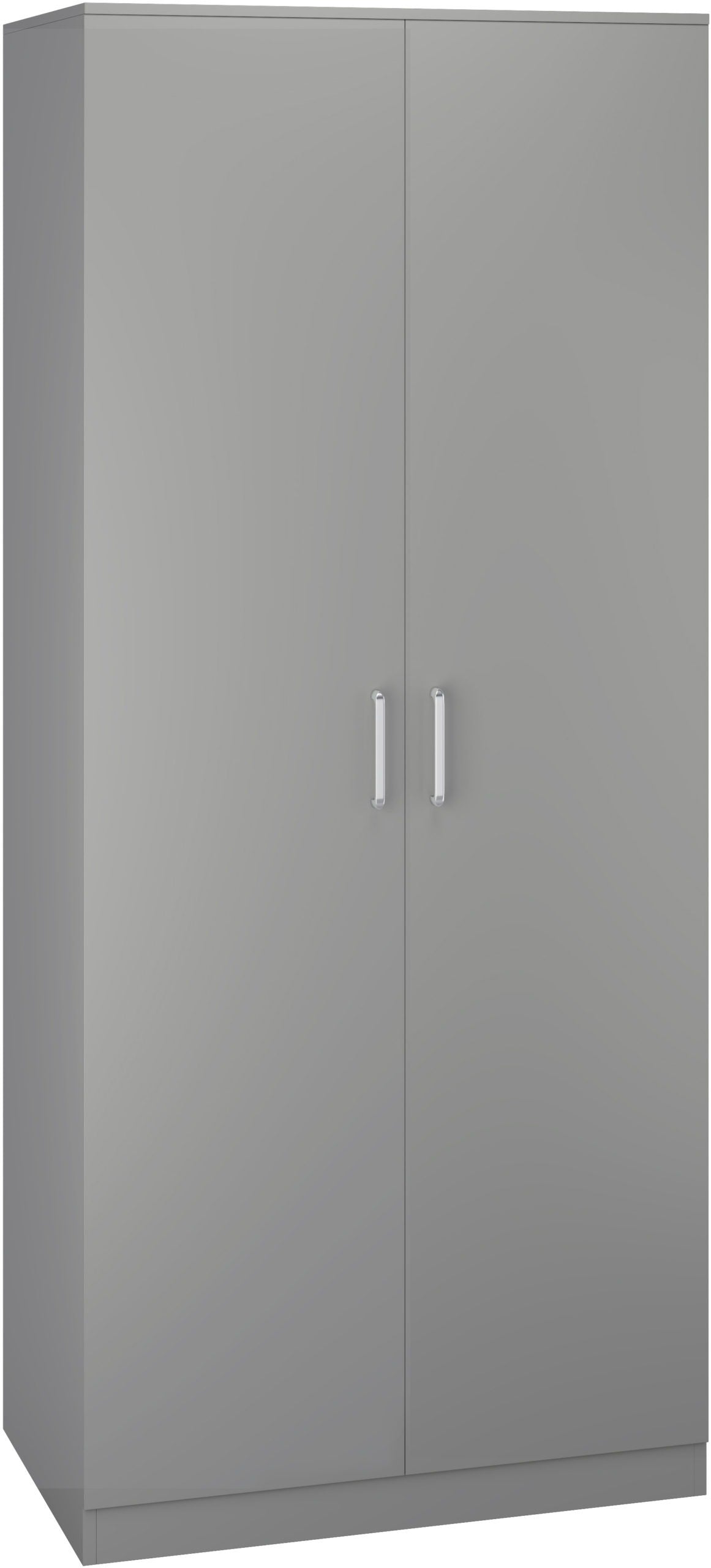 Dakota 2 Door Wardrobe - Light Grey