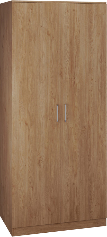 Dakota 2 Door Wardrobe - Oak Effect