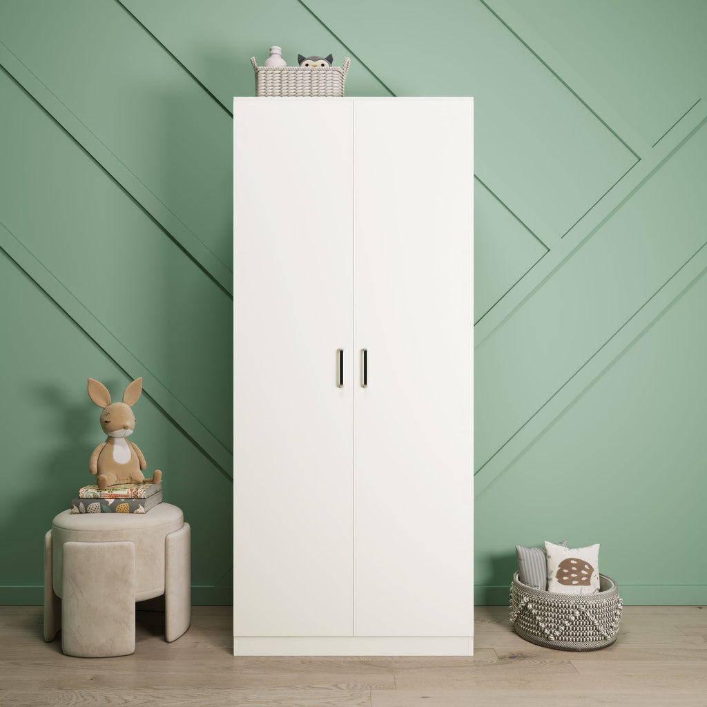 Dakota 2 Door Wardrobe - White