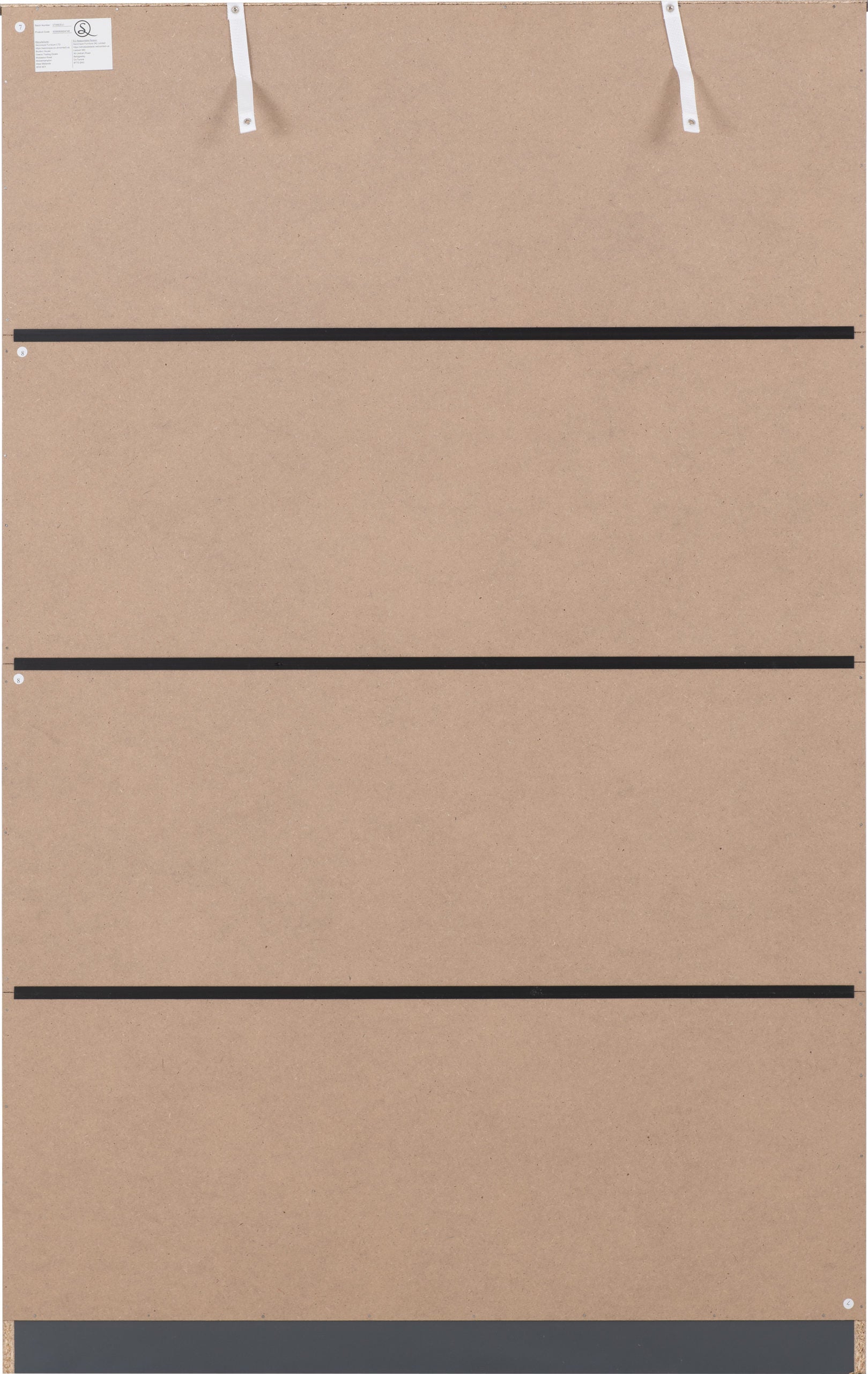 Dakota 3 Door Wardrobe - Dark Grey