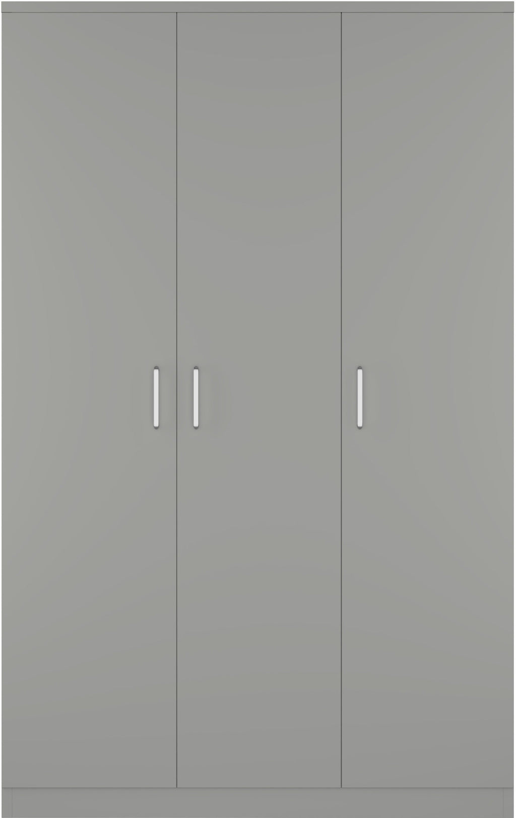 Dakota 3 Door Wardrobe - Light Grey