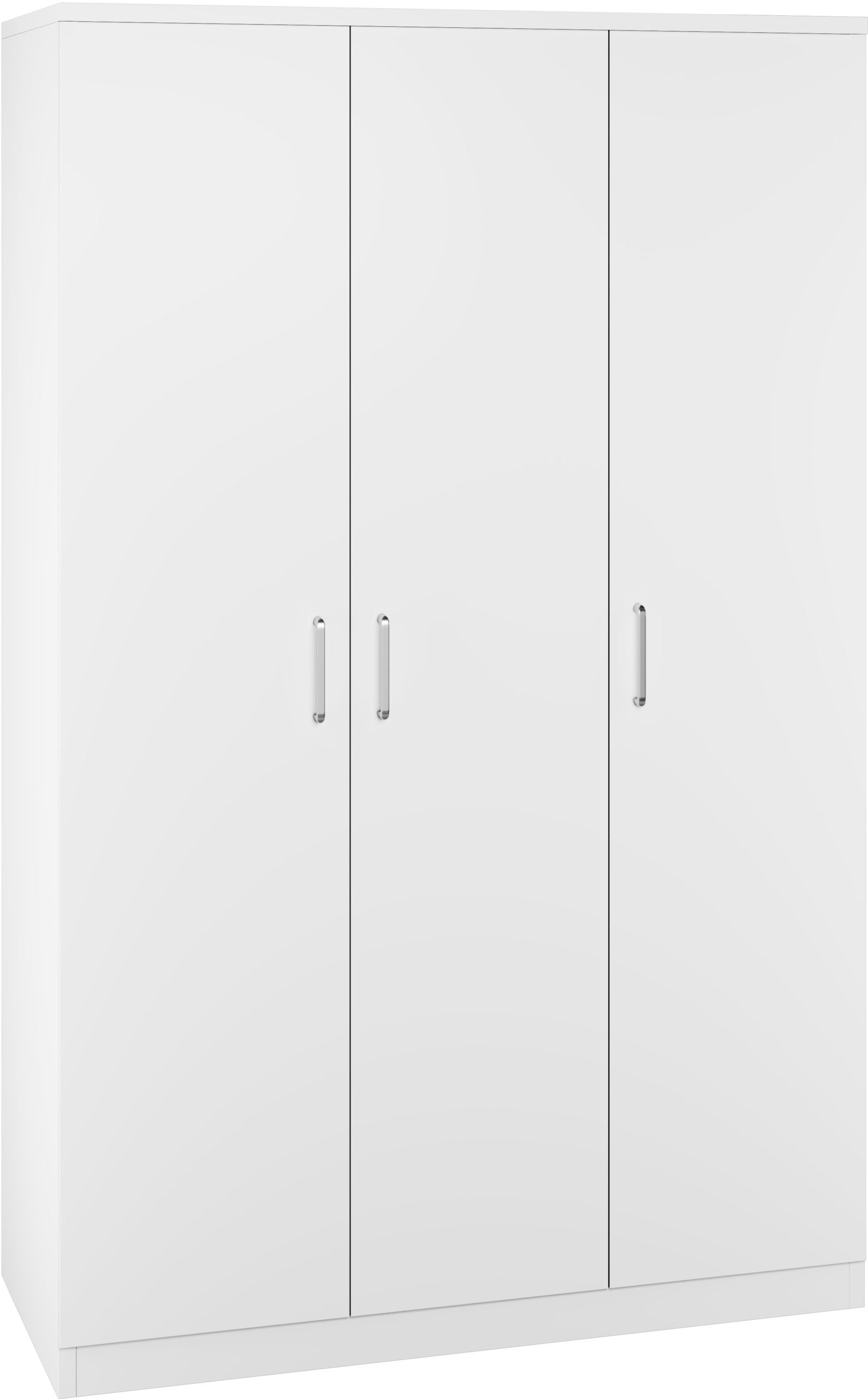 Dakota 3 Door Wardrobe - White