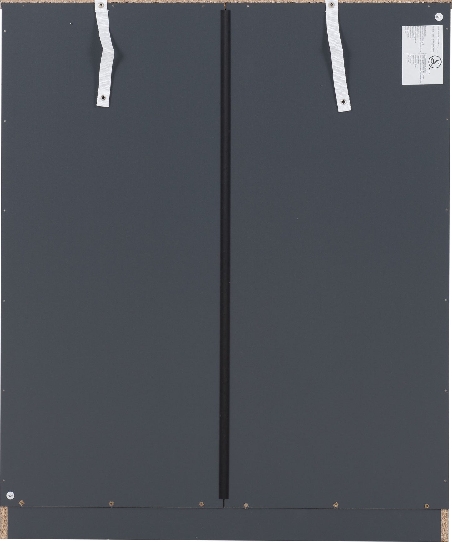 Dakota 5 Drawer Chest - Dark Grey
