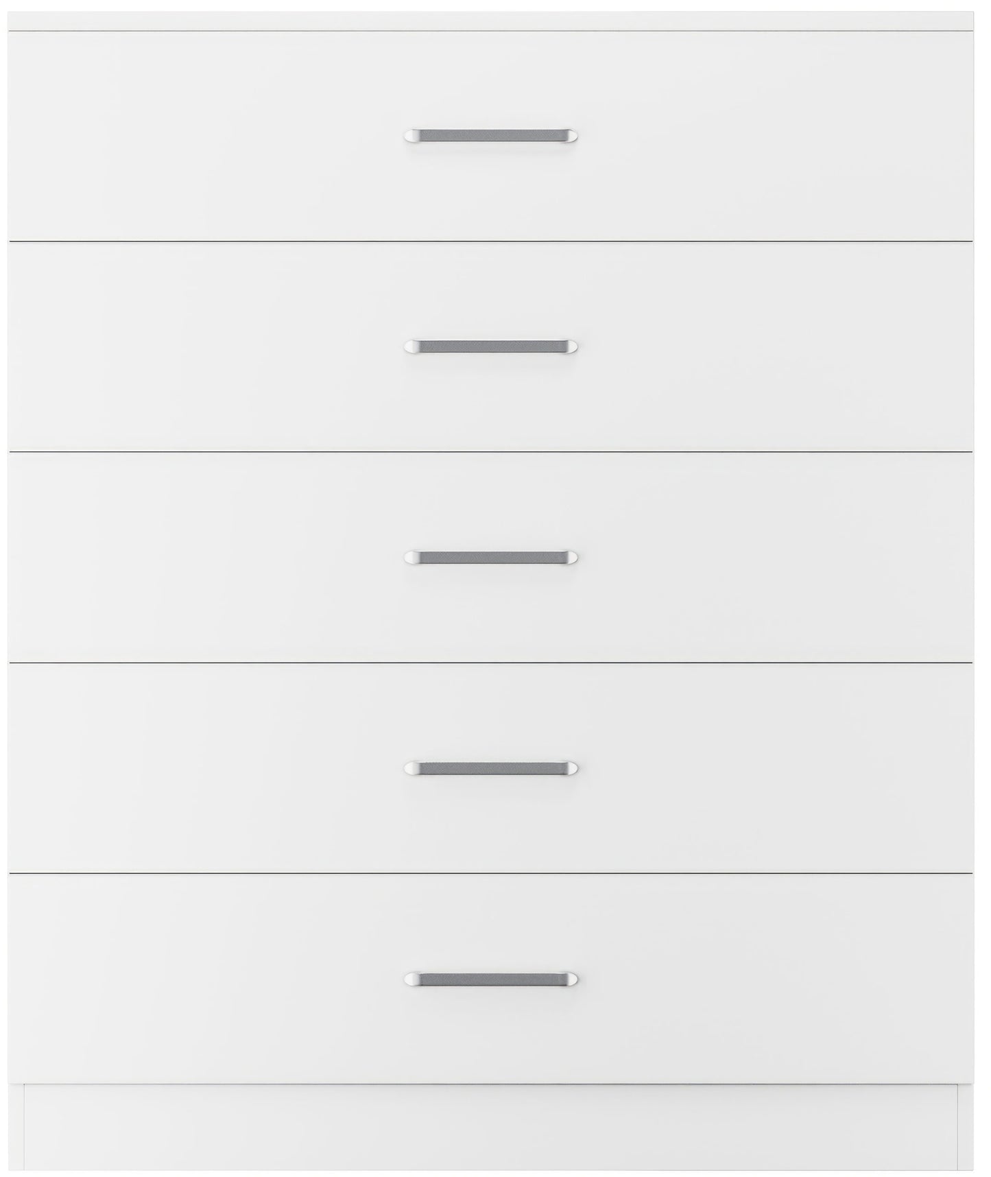 Dakota 5 Drawer Chest - White