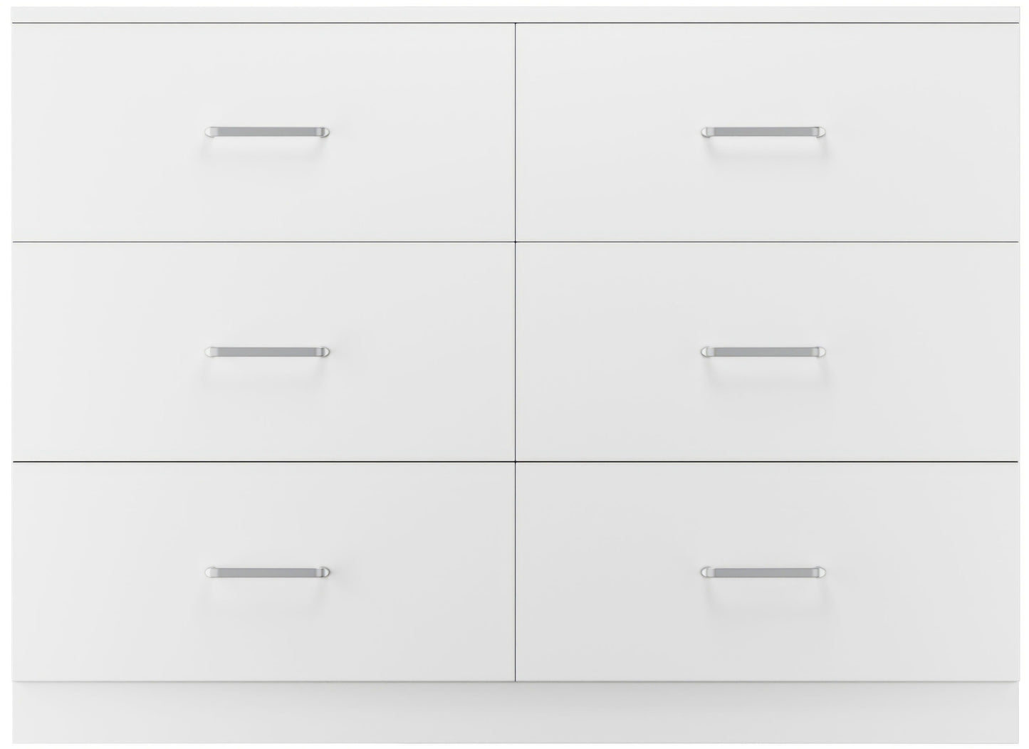 Dakota 6 Drawer Chest - White