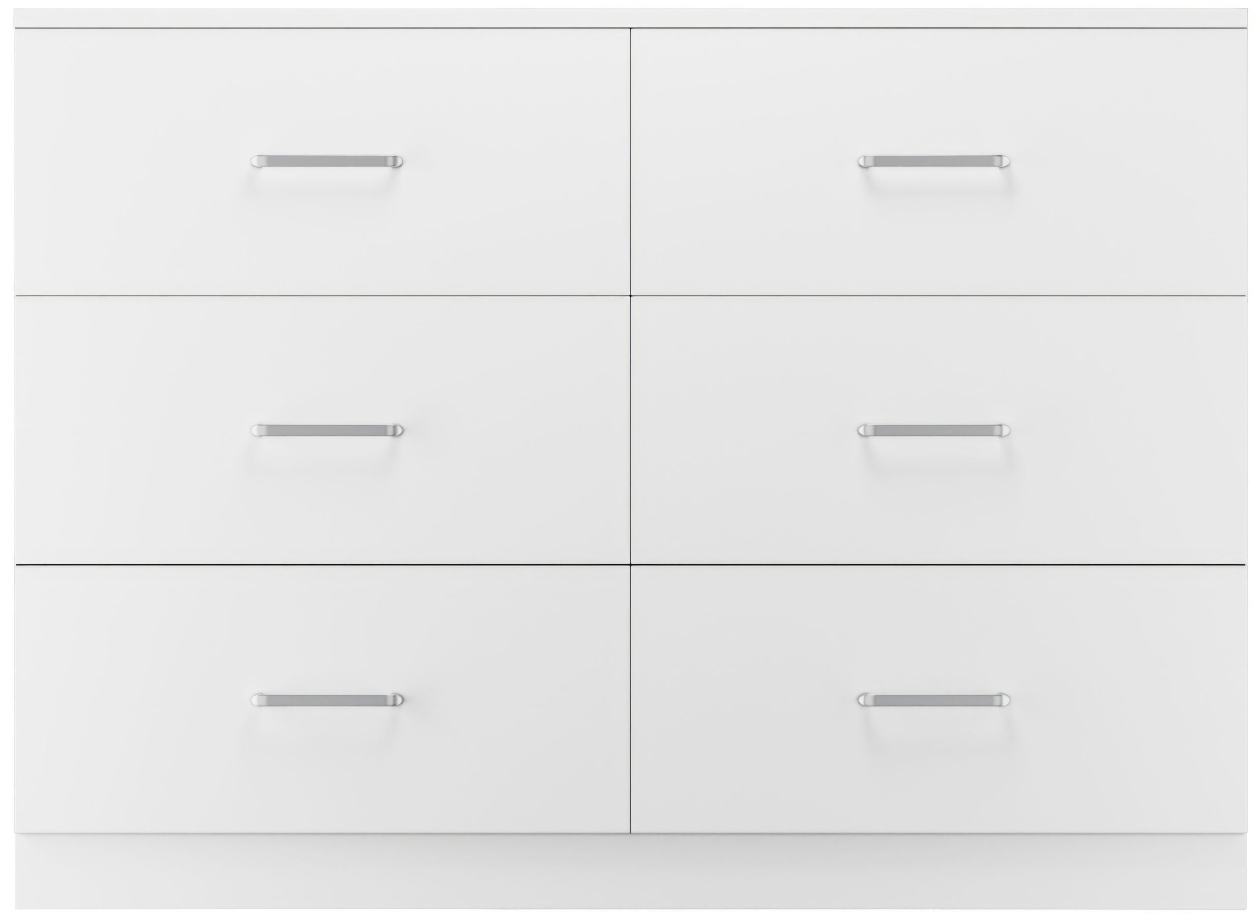 Dakota 6 Drawer Chest - White