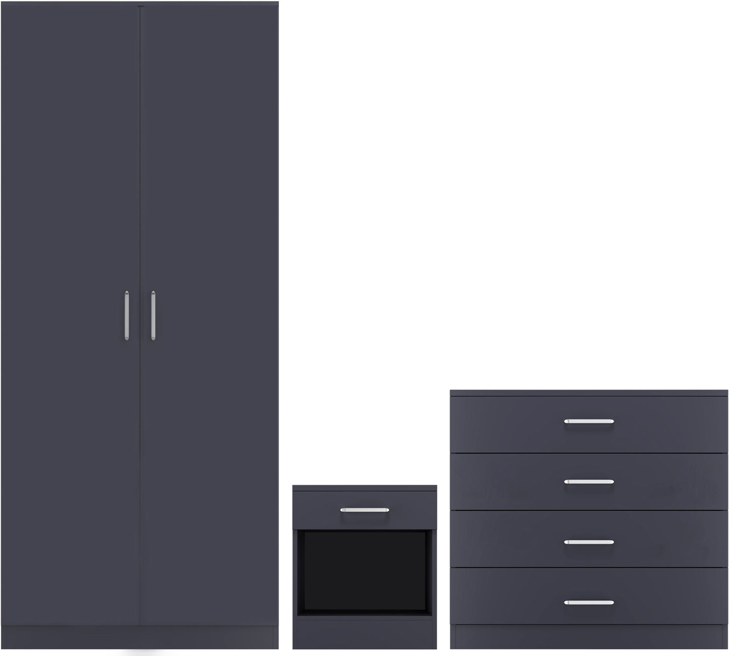 Dakota Trio Set - Dark Grey