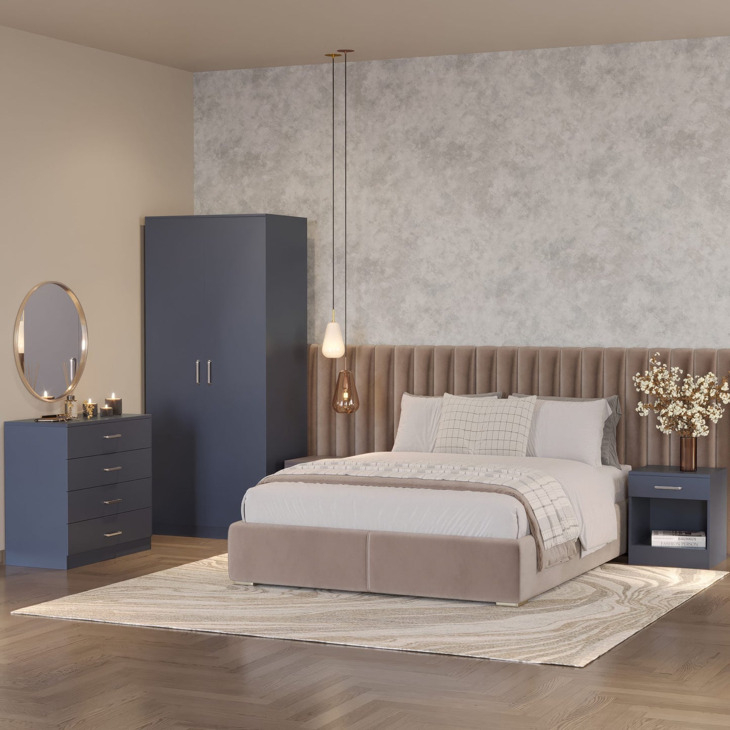 Dakota Trio Set - Dark Grey
