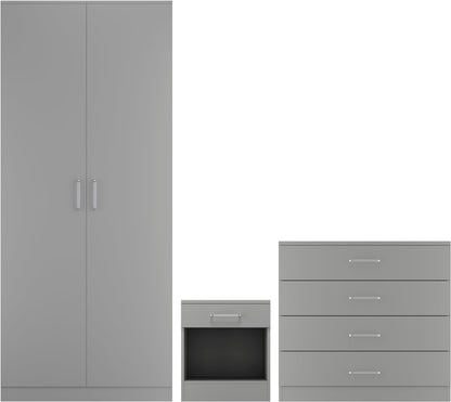 Dakota Trio Set - Light Grey