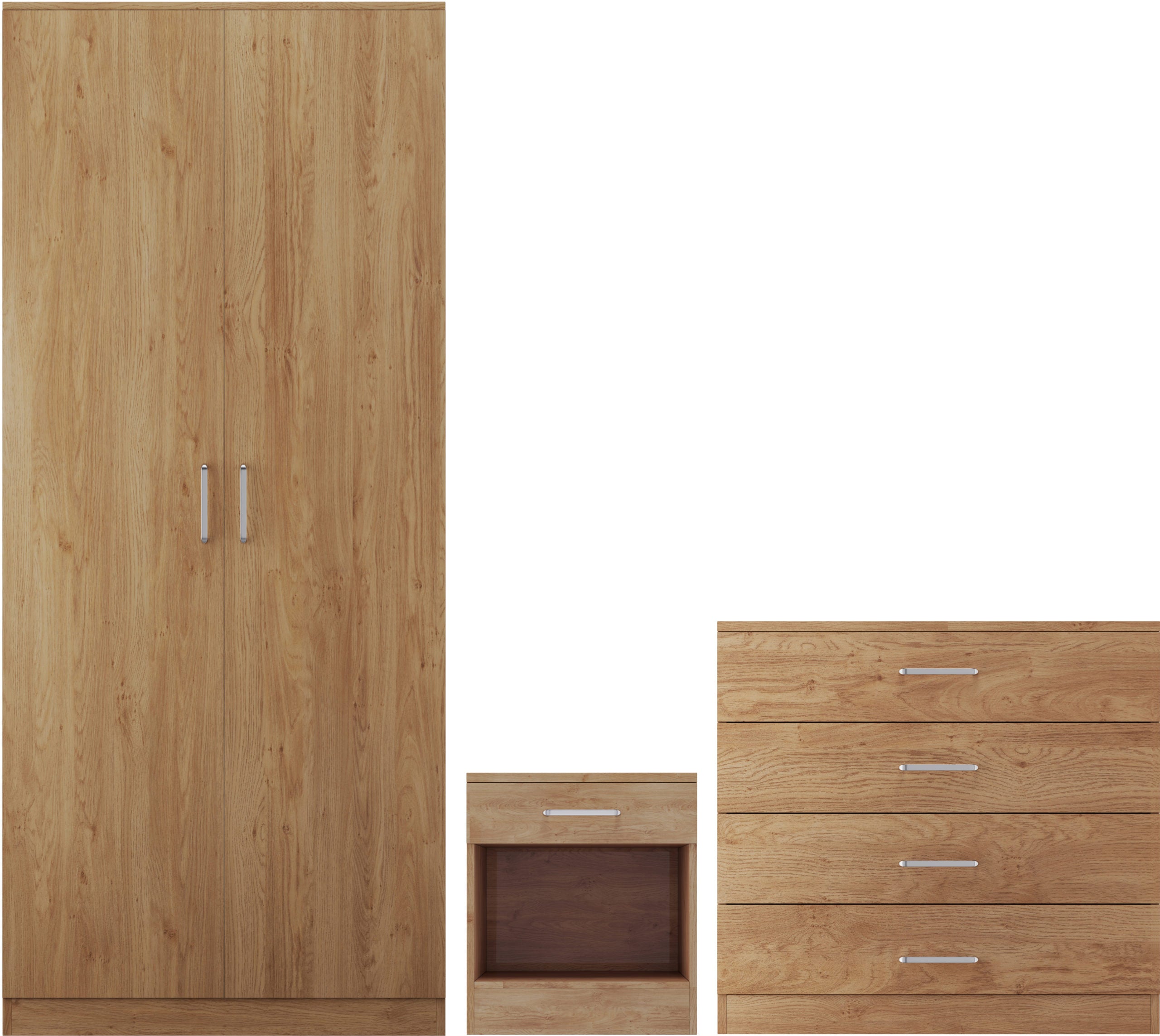 Dakota Trio Set - Oak Effect