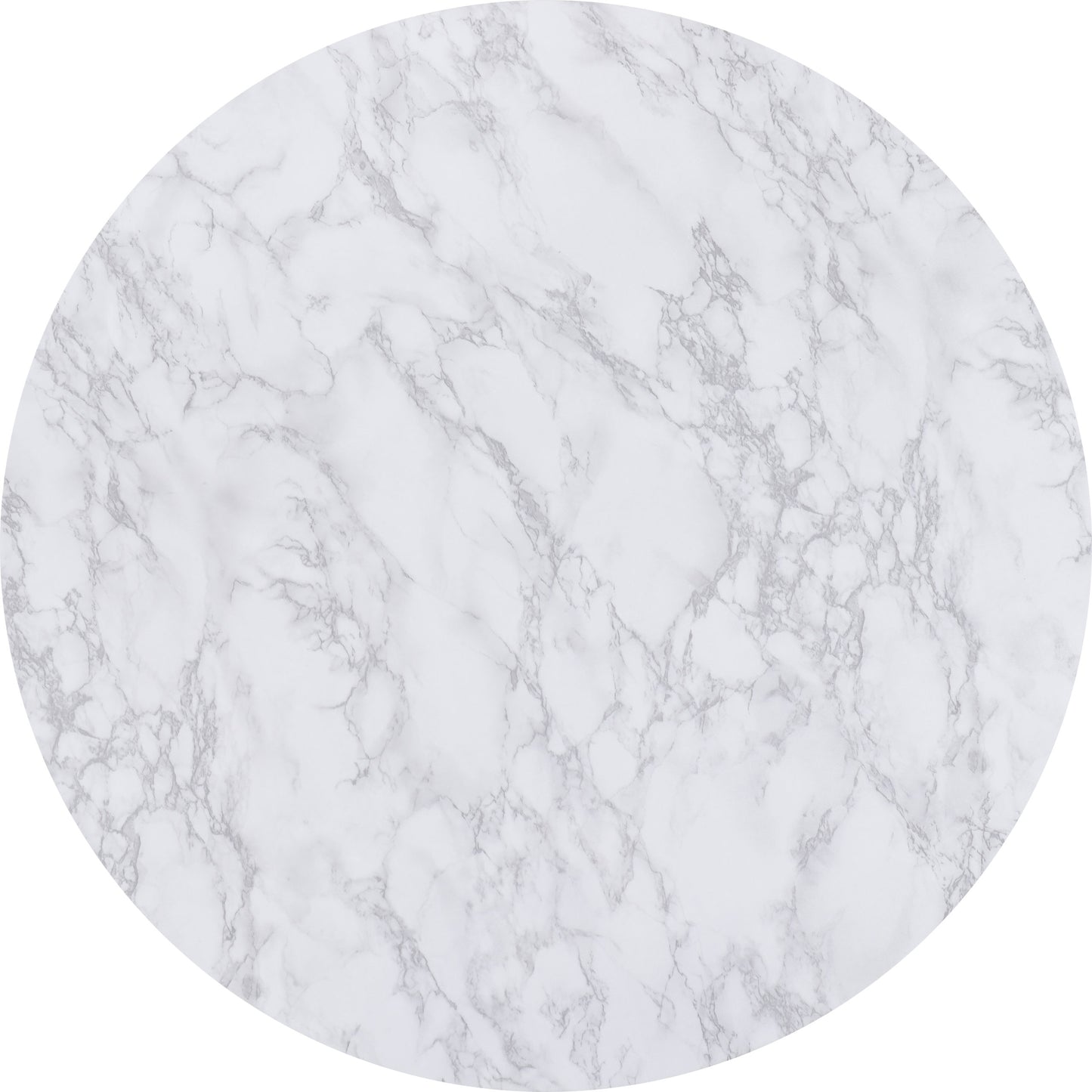 Dallas Round Coffee Table Set - Marble/Gold Effect