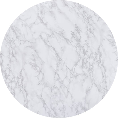Dallas Round Coffee Table Set - Marble/Gold Effect