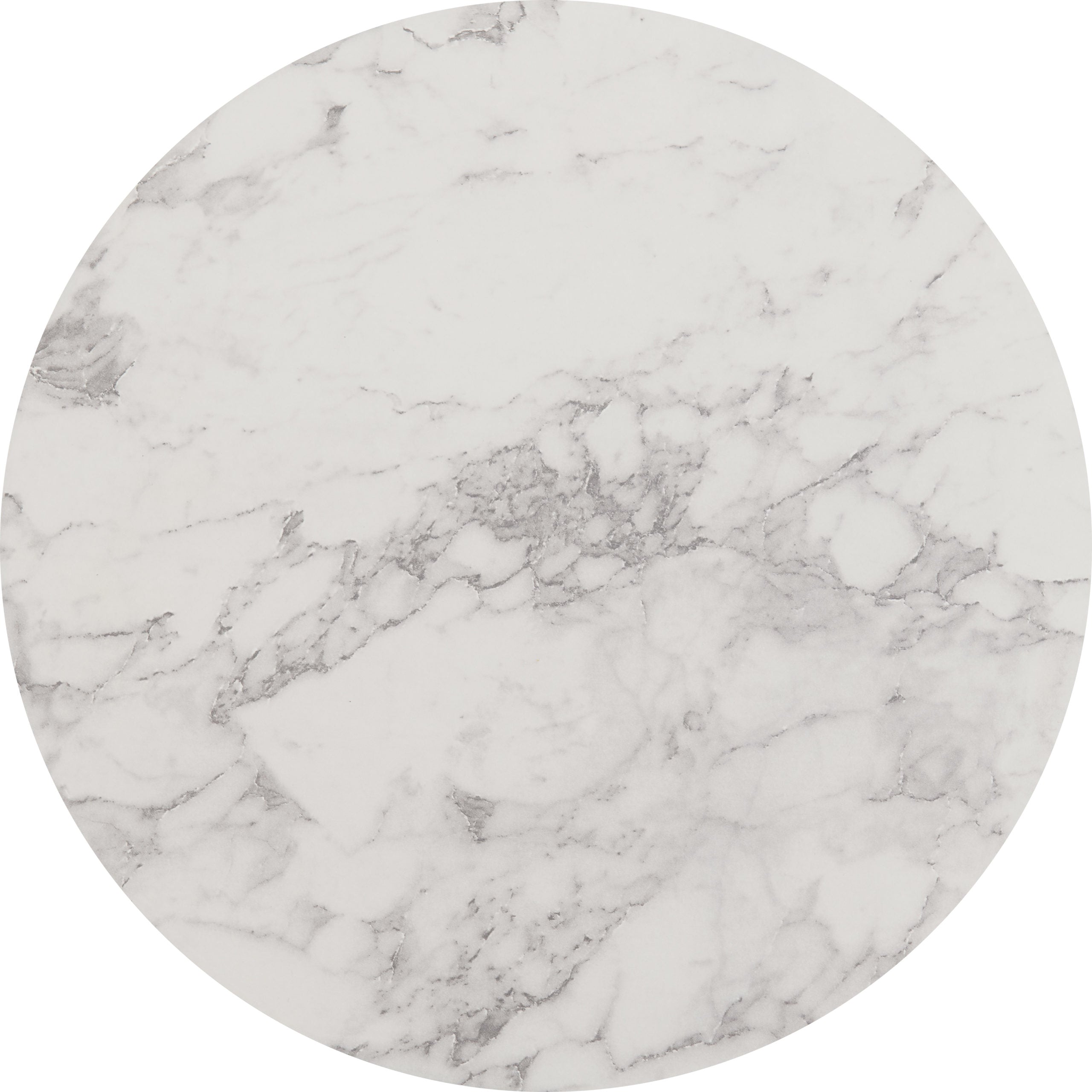 Dallas Side Table - Marble/Black