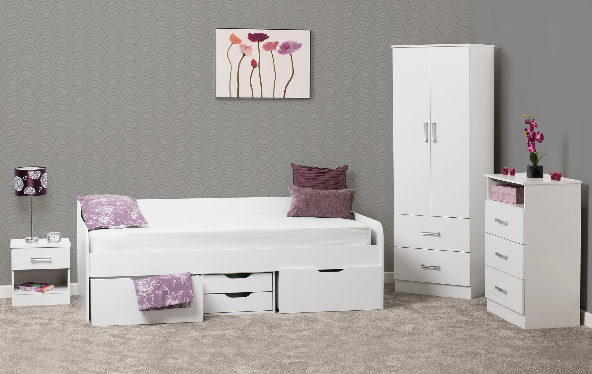 Dante Day Bed - White
