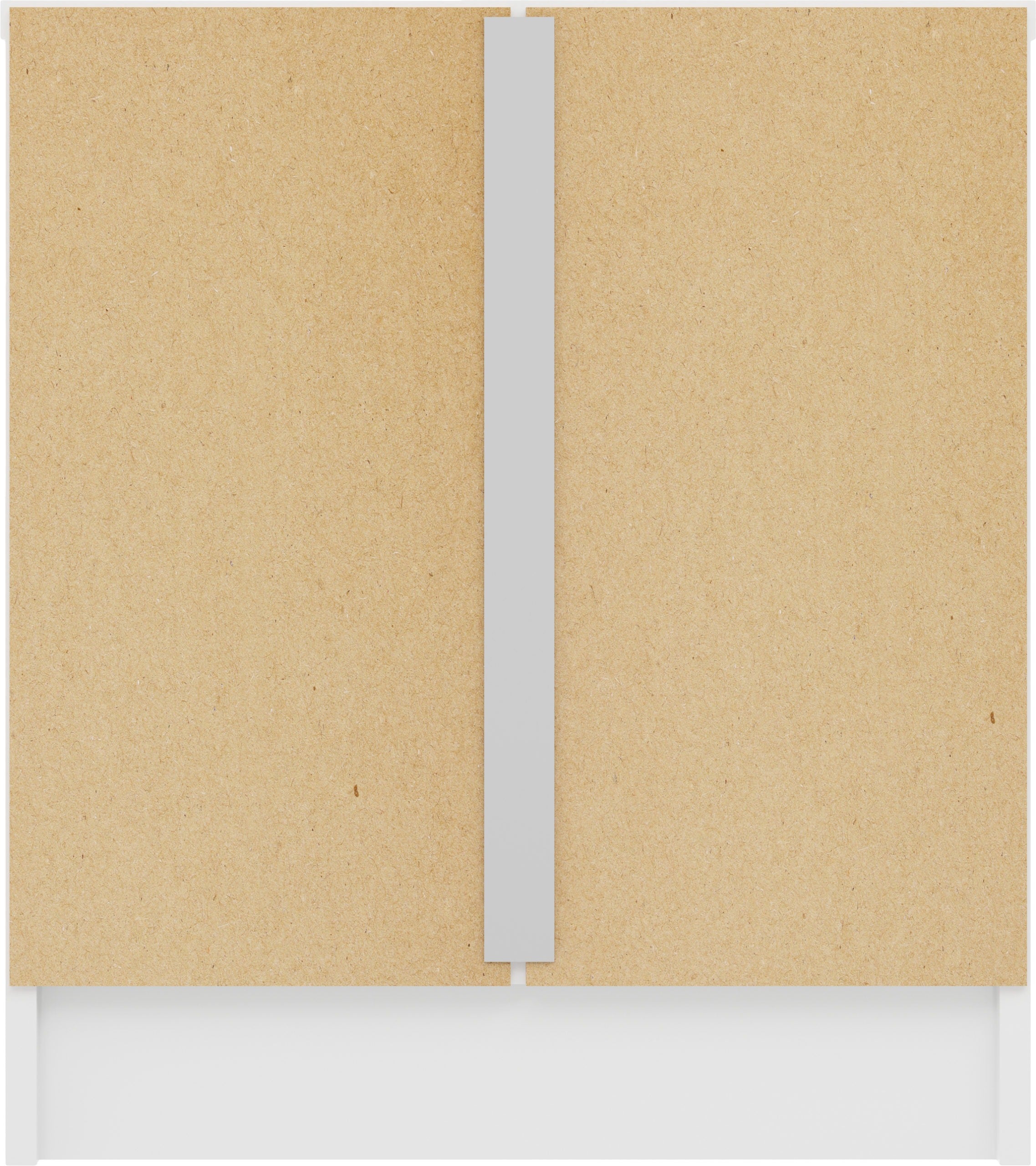 Denver 1 Drawer Bedside - White/Blue Gloss