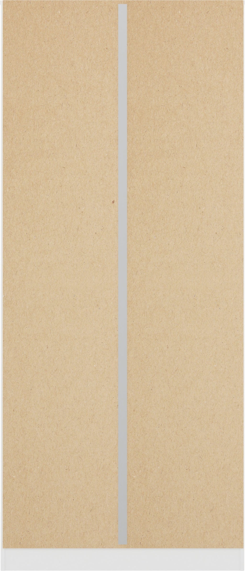 Denver 2 Door Wardrobe - White/Blue Gloss