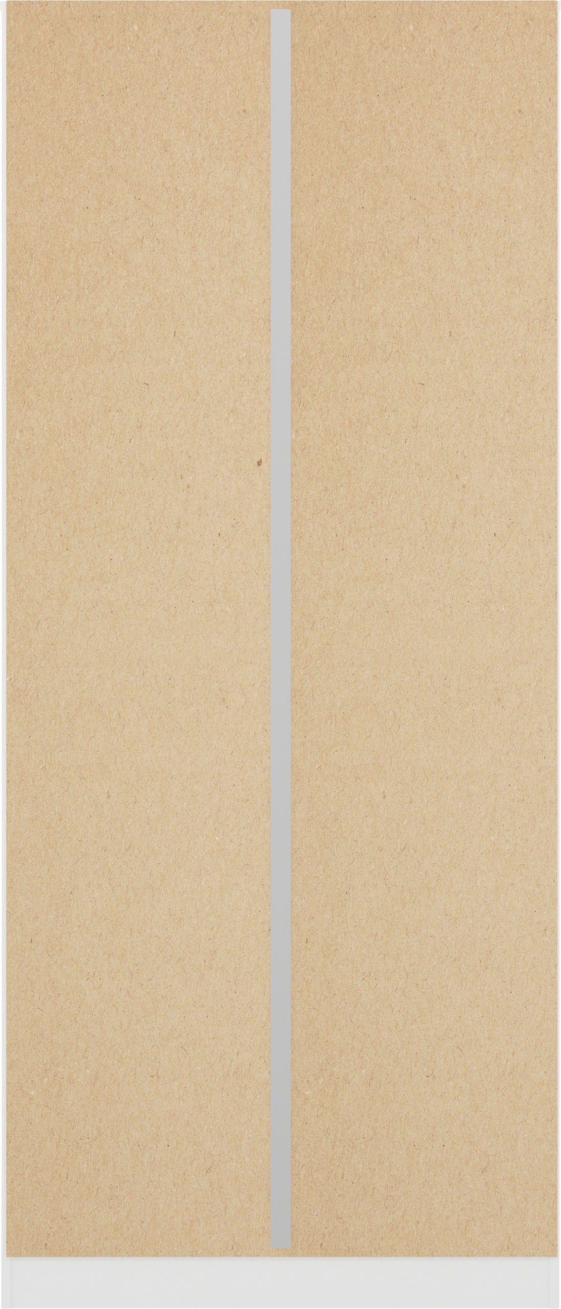 Denver 2 Door Wardrobe - White/Blue Gloss