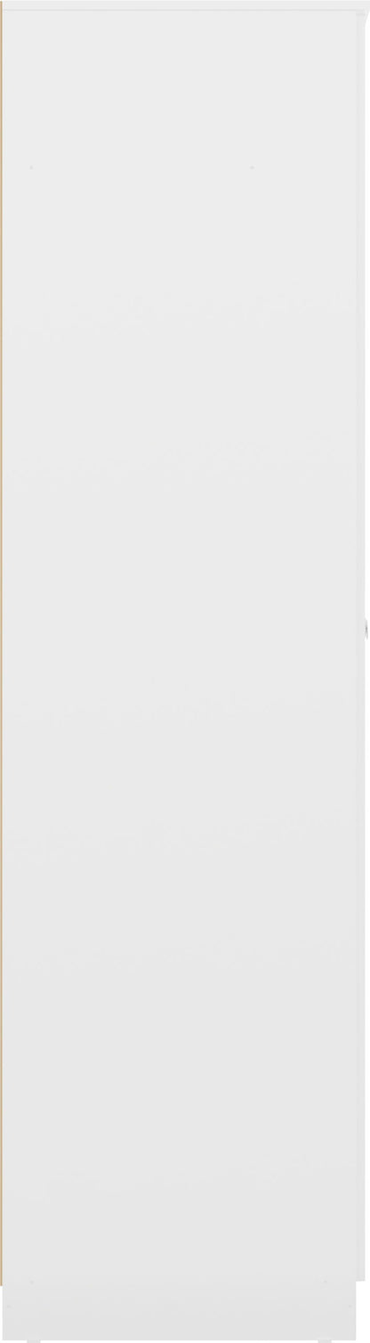 Denver 2 Door Wardrobe - White Gloss