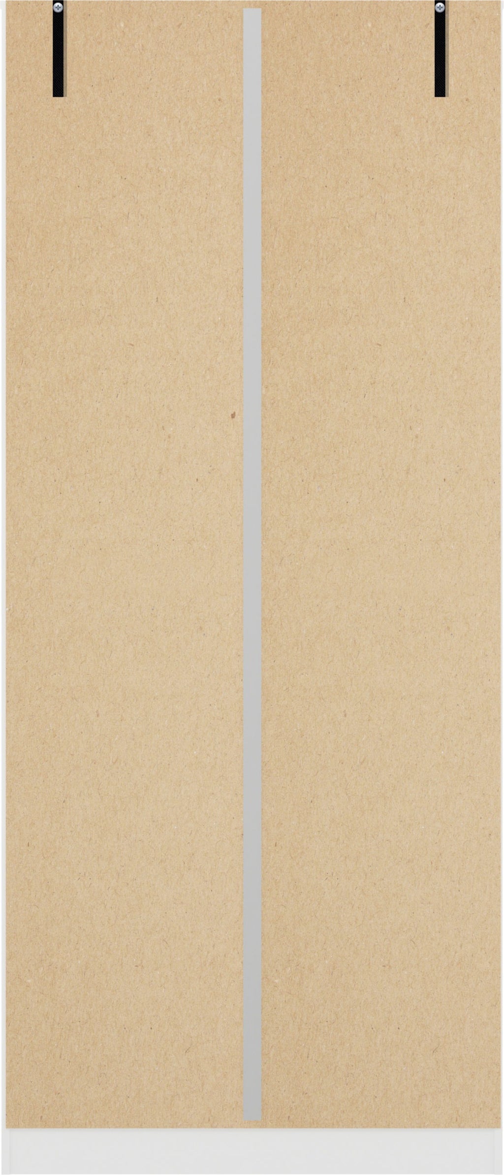 Denver 2 Door Wardrobe - White Gloss