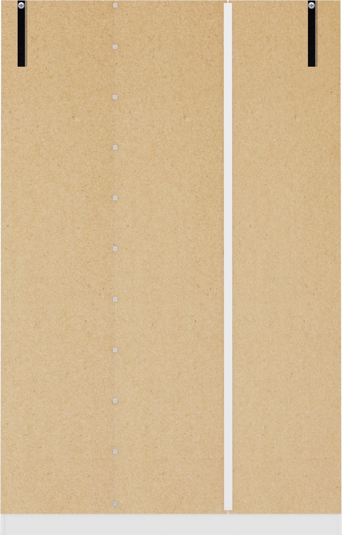 Denver 3 Door Wardrobe - White Gloss