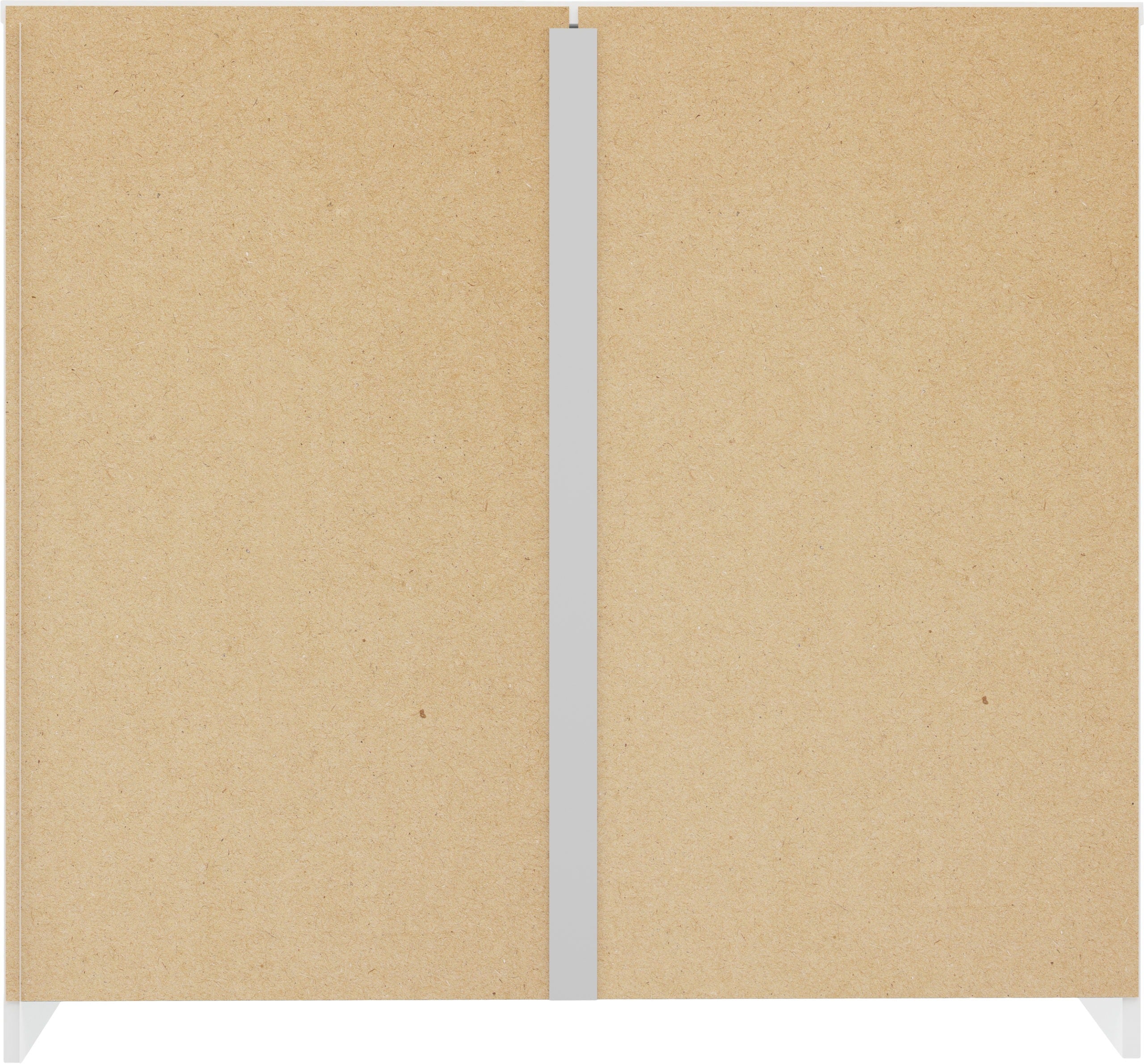 Denver 4 Drawer Chest - White/Blue Gloss