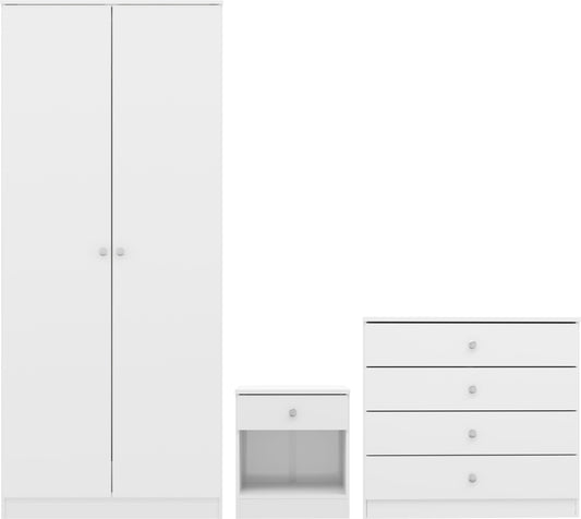 Denver Trio Set - White Gloss