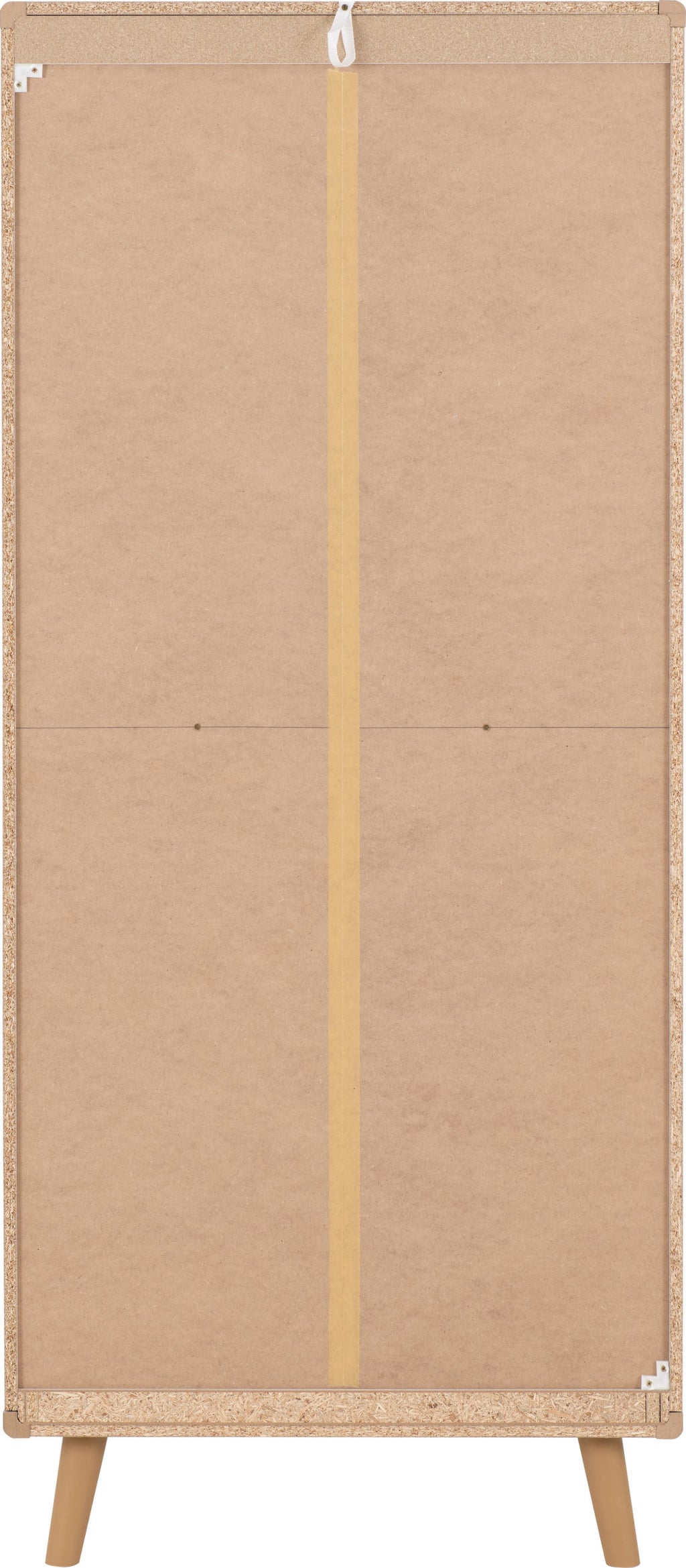 Dixie 2 Door Wardrobe - Dusty Grey/White