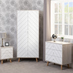 Dixie Trio Set - Dusty Grey/White