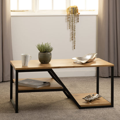 Durham Coffee Table - Light Oak Effect