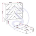 Dixie Trio Set - Dusty Grey/White