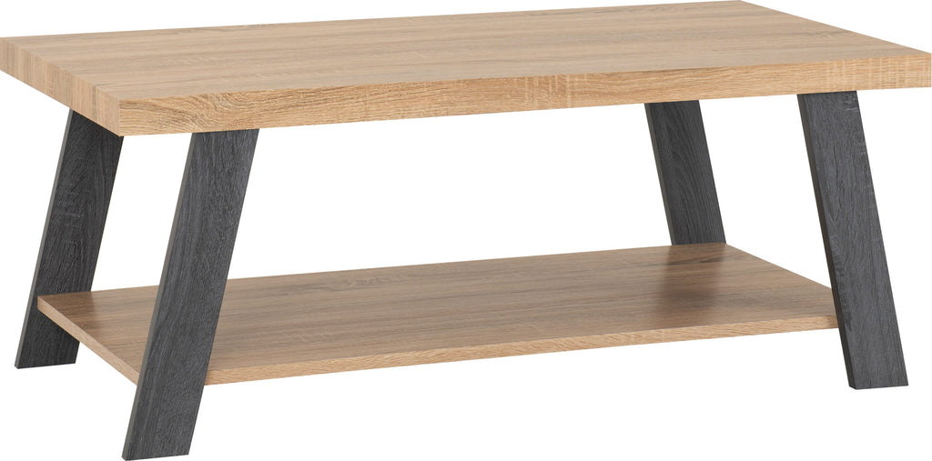 Eddie Coffee Table - Grey/Sonoma Effect
