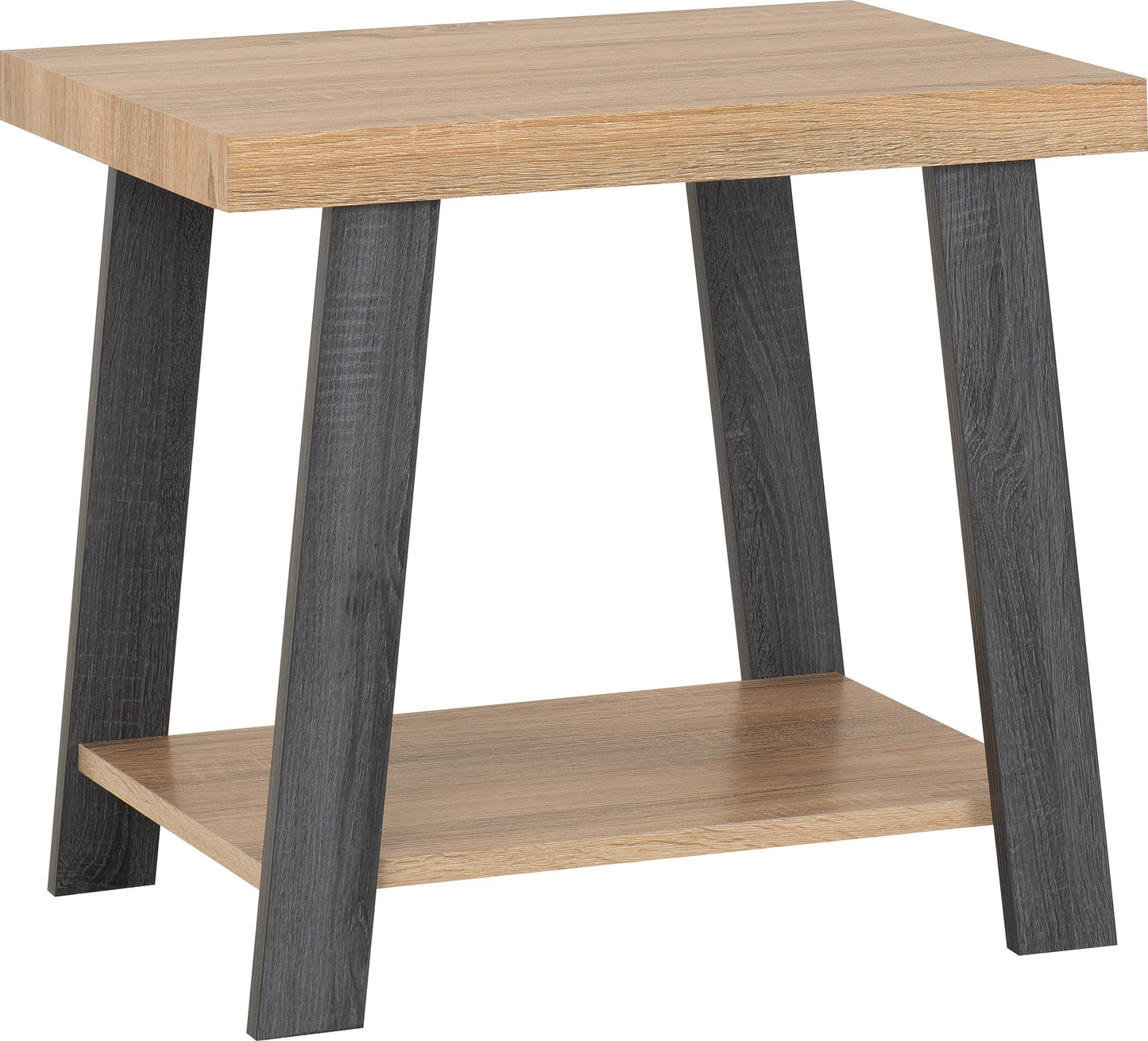 Eddie Side Table - Grey/Sonoma Effect