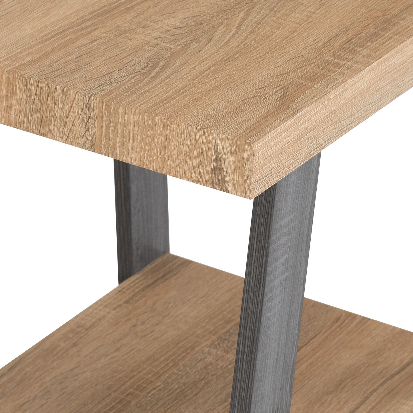 Eddie Side Table - Grey/Sonoma Effect