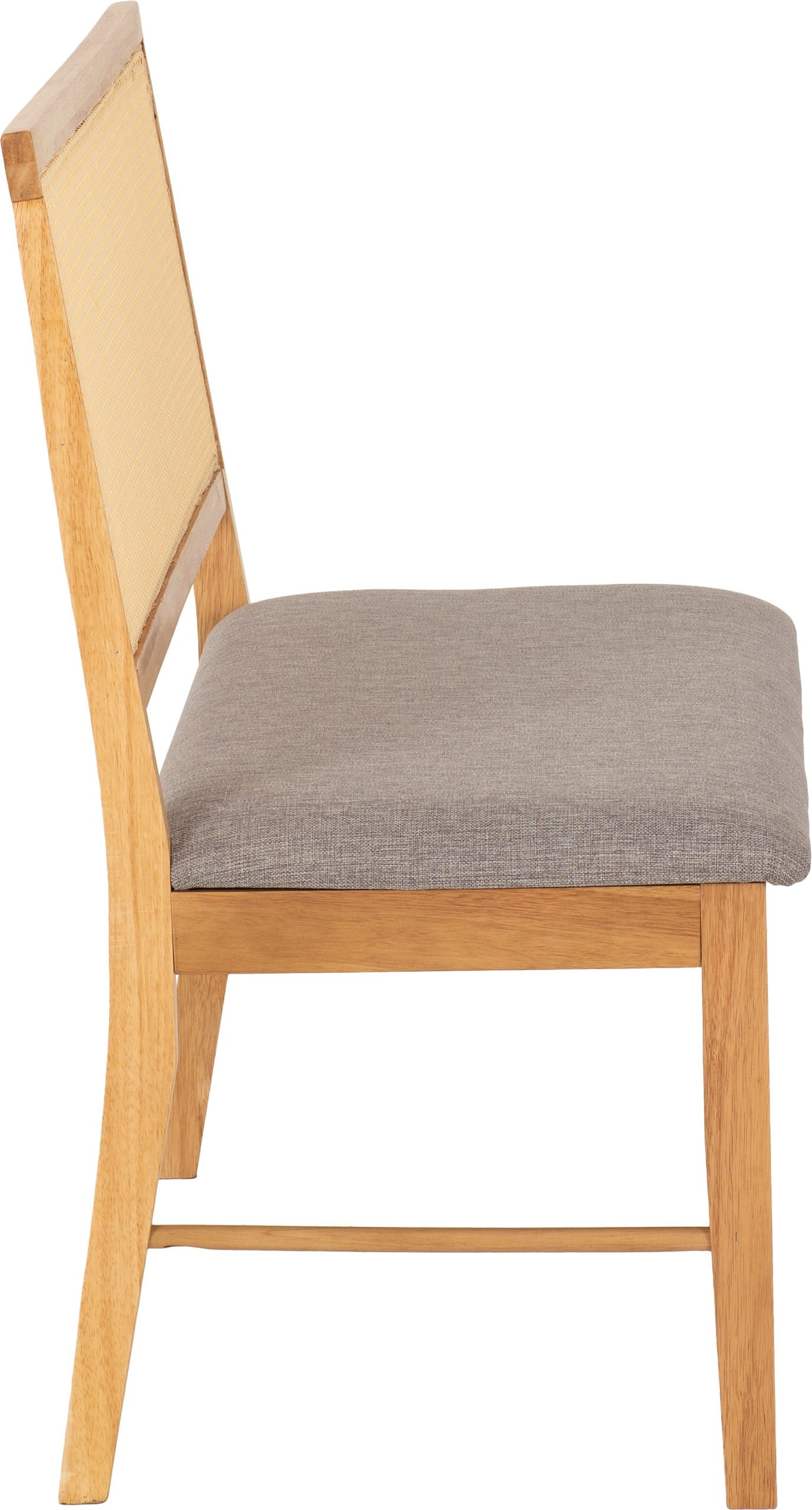 Austin & Ellis Dining Bench Set (X2 Chairs) - Oak Effect/Grey Fabric