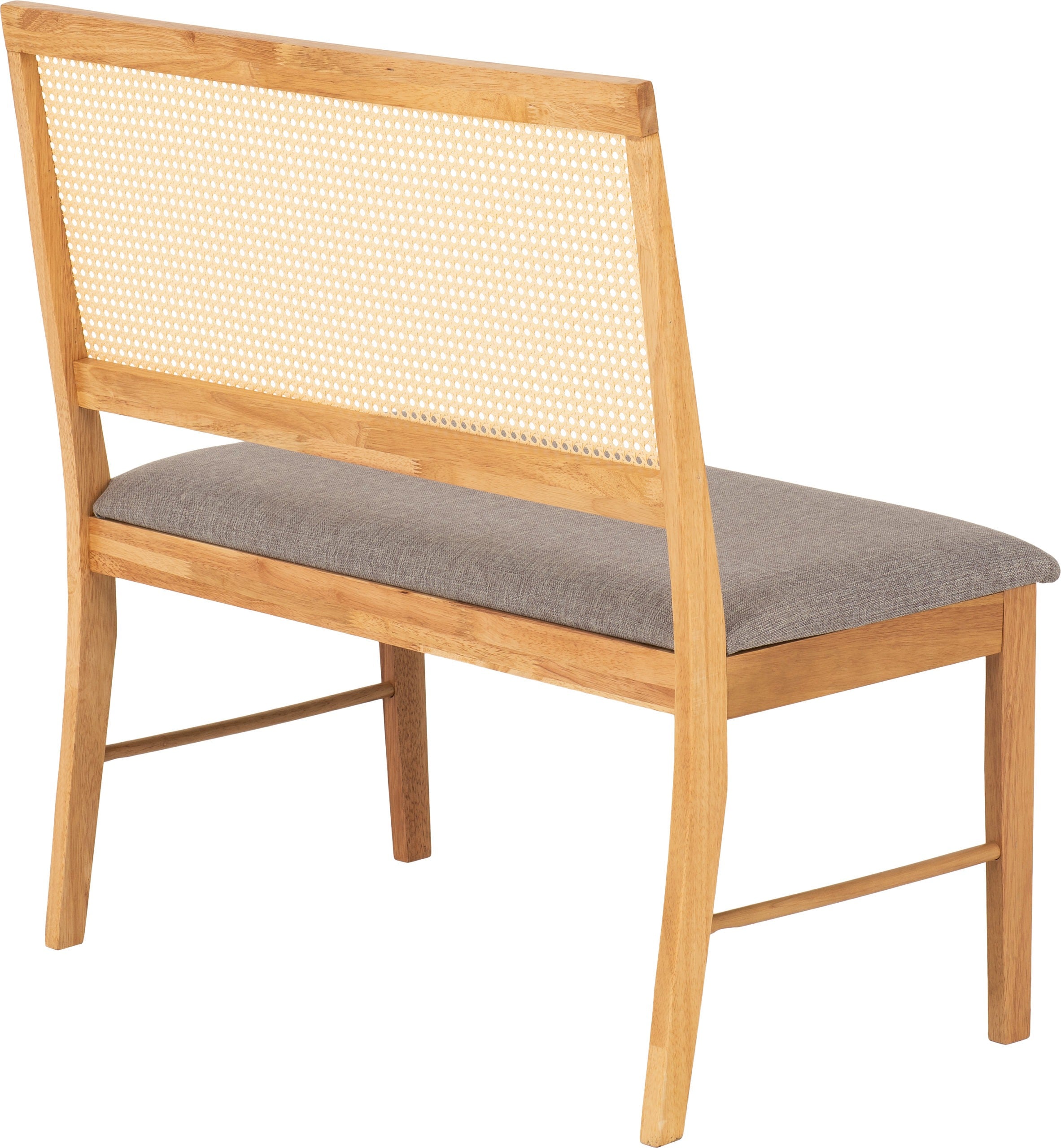 Austin & Ellis 1+2 Dining Bench Set - Oak Effect/Grey Fabric