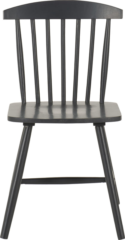 Emery Dining Chair (X2 Per Box) - Dark Grey
