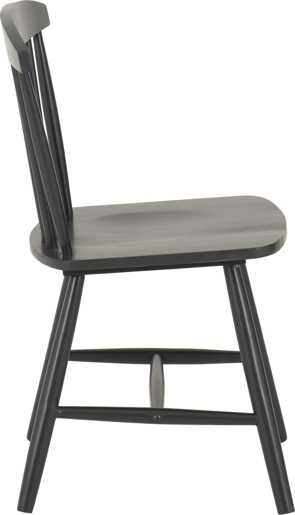 Emery Dining Chair (X2 Per Box) - Dark Grey