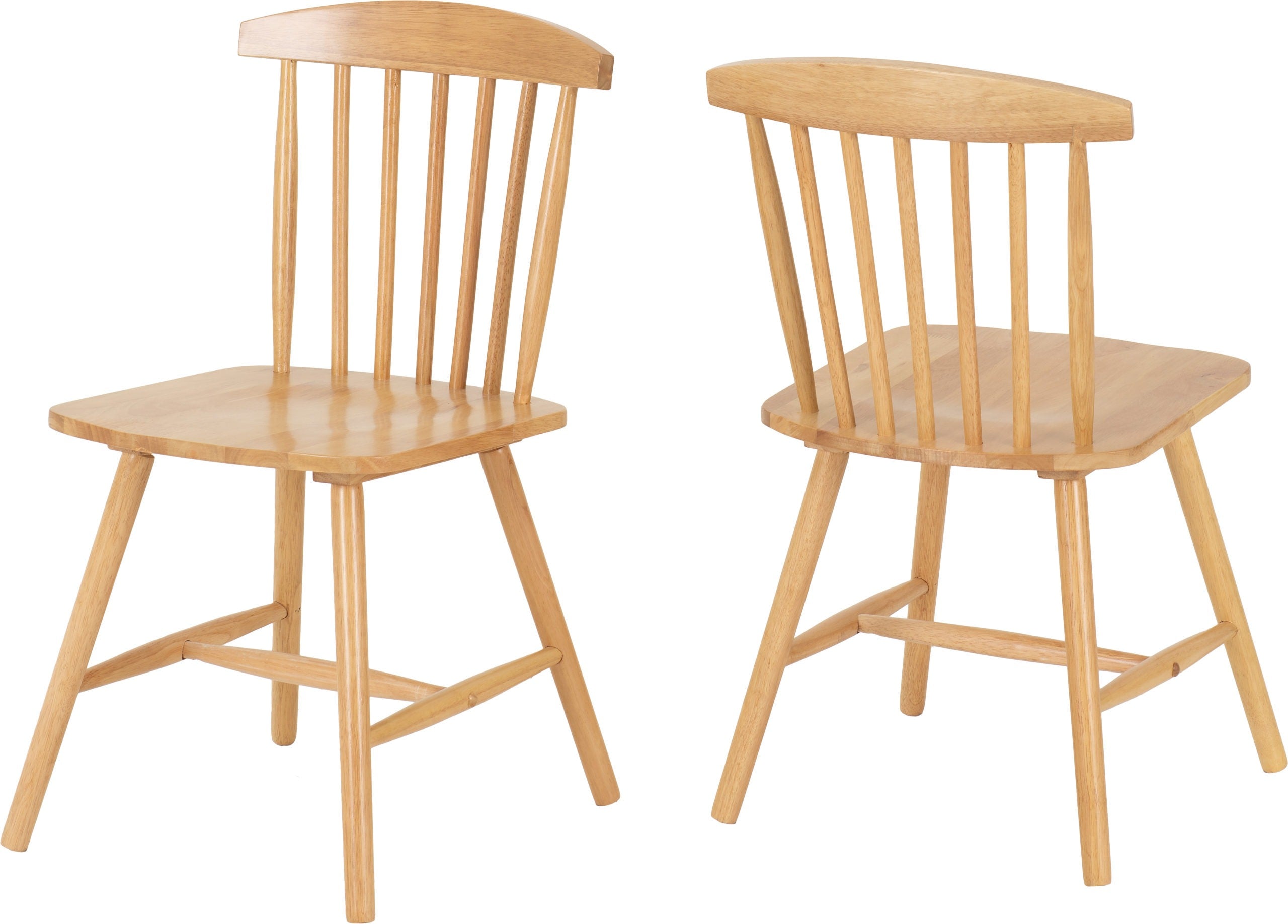 Emery Dining Chair (X2 Per Box) - Natural Oak Effect