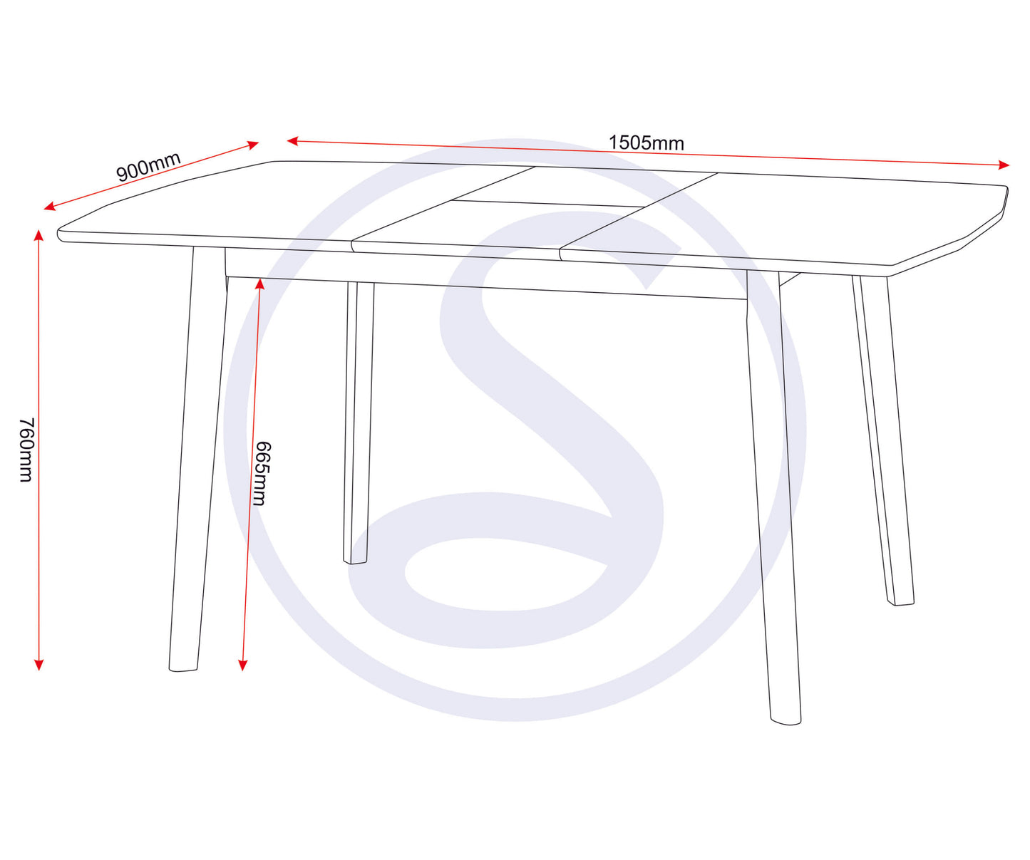 Emery Extending Dining Set (X4 Chairs) - Natural Oak Effect