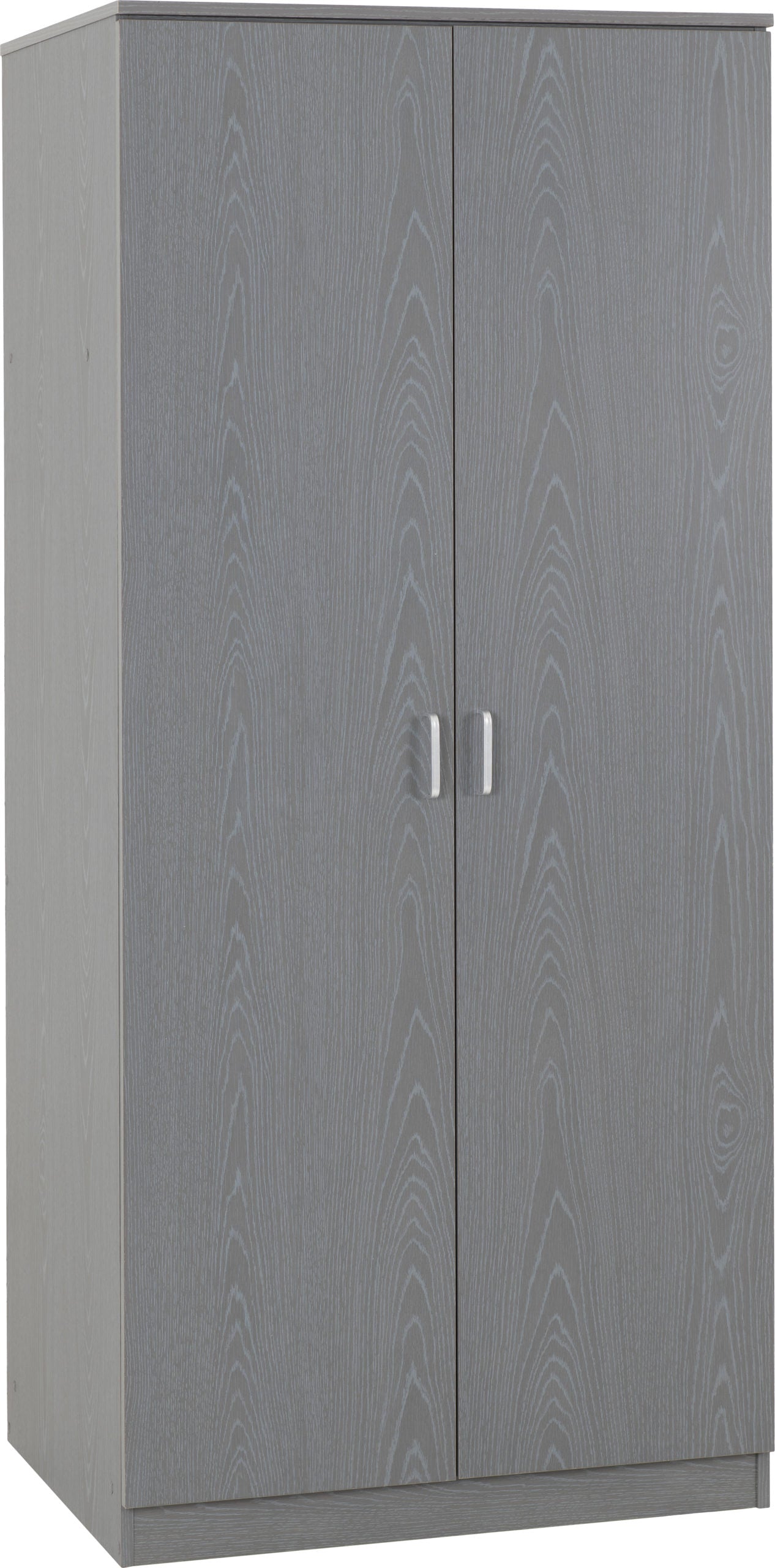 Felix 2 Door Wardrobe - Grey