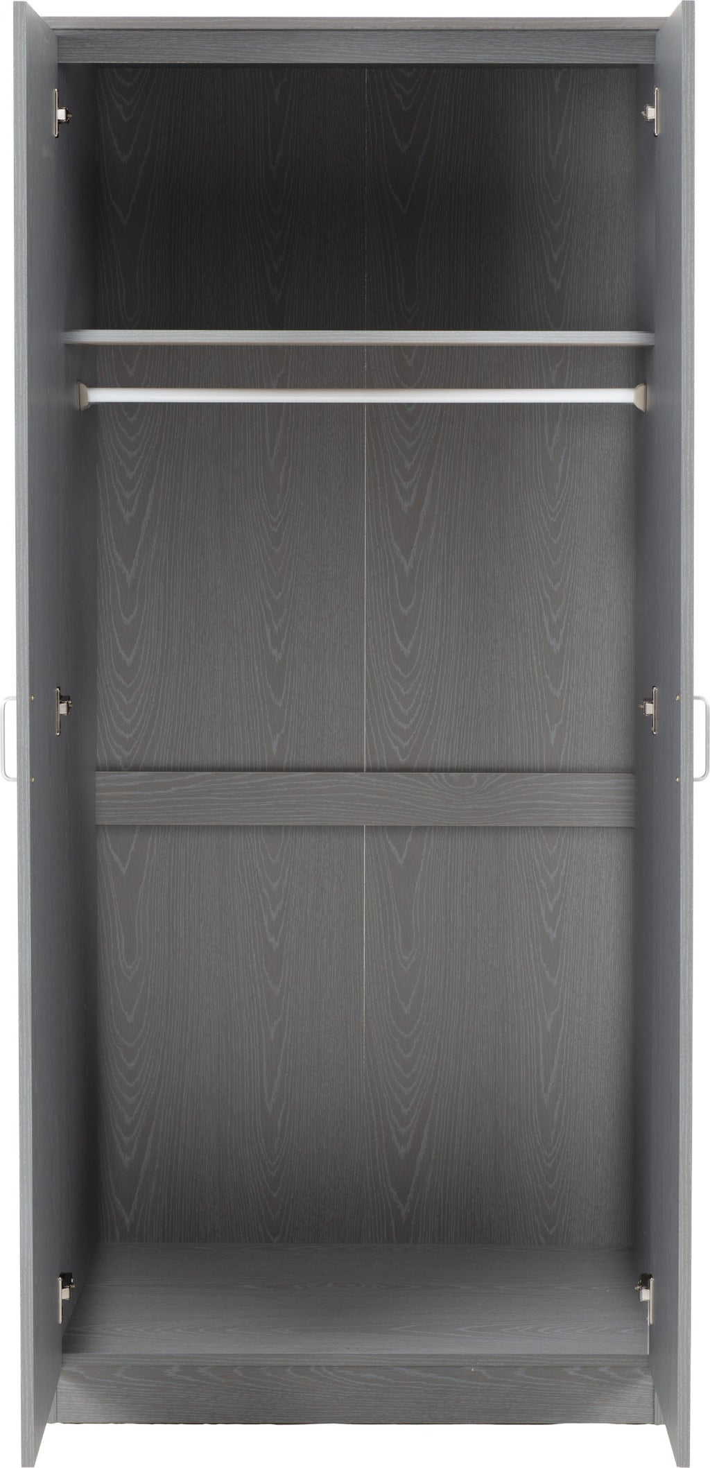 Felix 2 Door Wardrobe - Grey