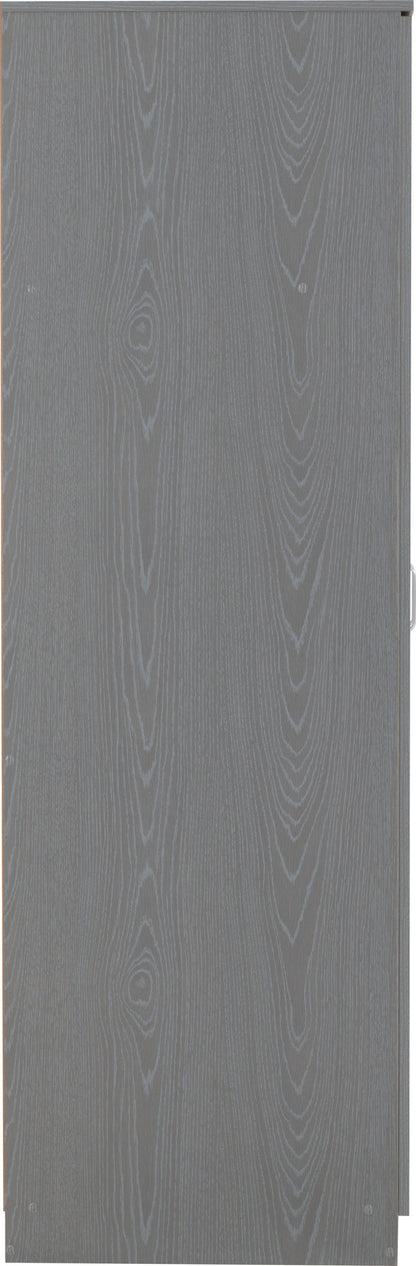 Felix 2 Door Wardrobe - Grey