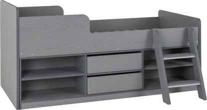 Felix Low Sleeper Bed - Grey