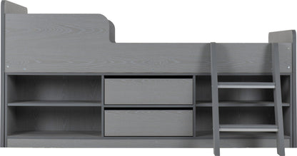 Felix Low Sleeper Bed - Grey