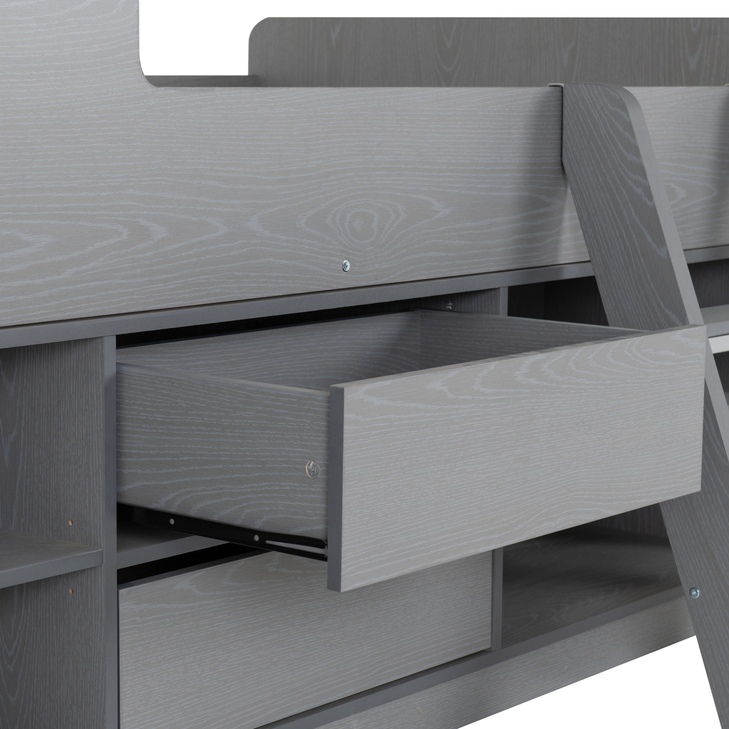 Felix Low Sleeper Bed - Grey