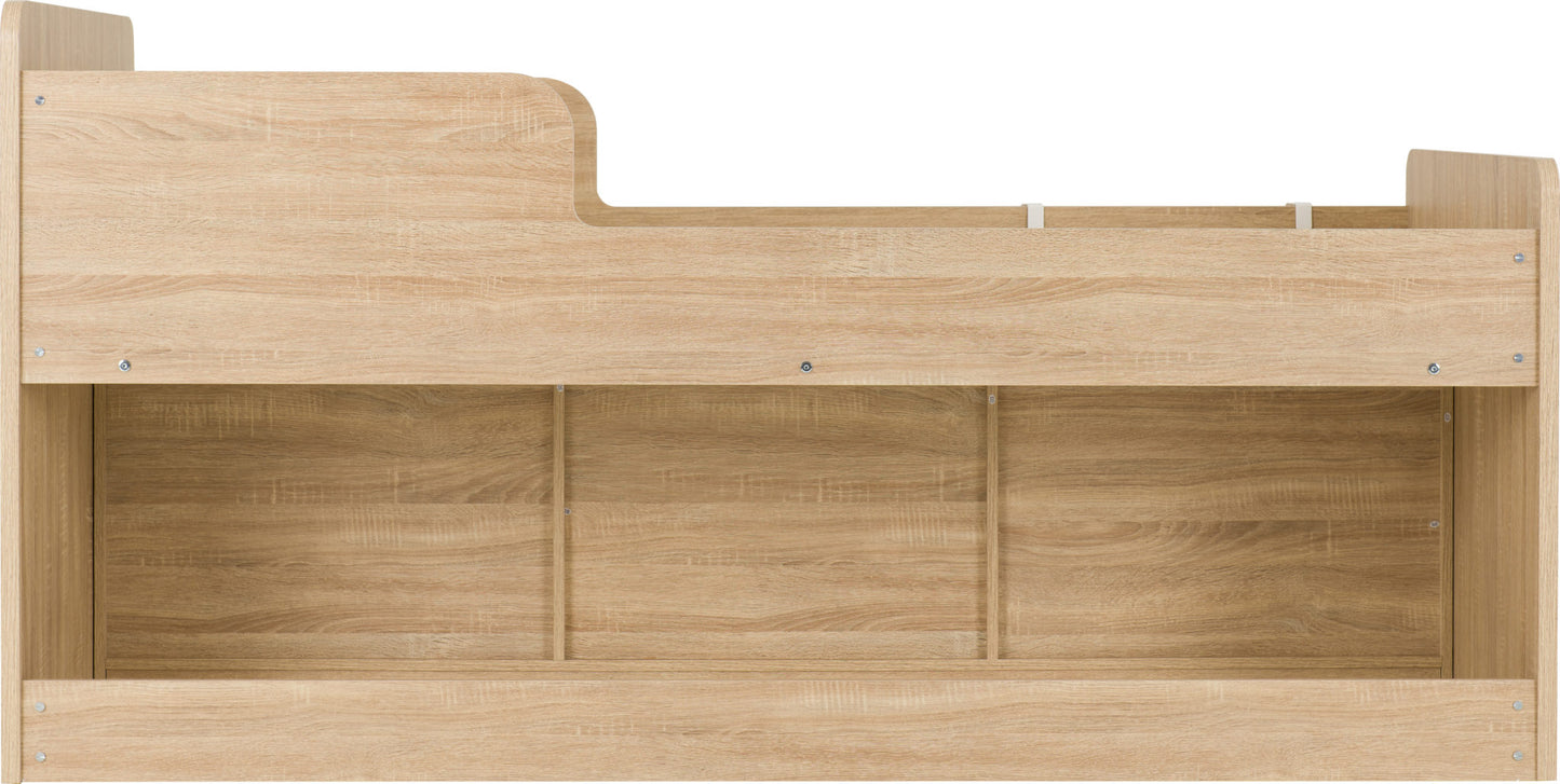 Felix Low Sleeper Bed - Light Sonoma Oak