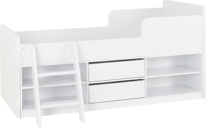 Felix Low Sleeper Bed - White